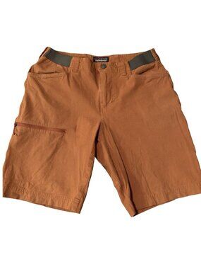 Patagonia Venga Rock Shorts Men Sz 29 HennaBrown 9" Inseam Hiking Trail Outdoors